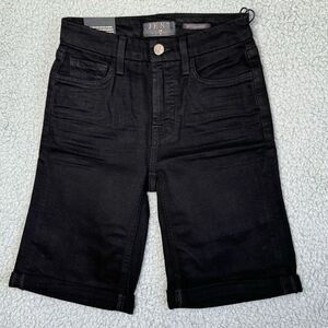 Jen7 by‎ 7 for All Mankind Bermuda Sculpting Panel Shorts Black Size 00 NWT